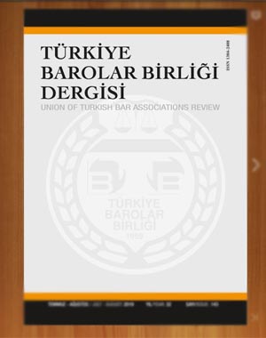 Türkiye barolar birliği dergisi