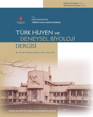 TÜRKİYE HALK SAĞLIĞI KURUMU: TÜRK HİJYEN VE DENEYSEL BİYOLOJİ DERGİSİ