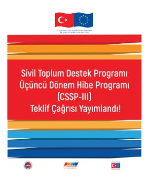 avrupa birliği başkanlığı tarafından yürütülen sivil toplum destek programında (cssp-ııı) üçüncü dönem başlıyor!/10.07.2019-17.09.2019